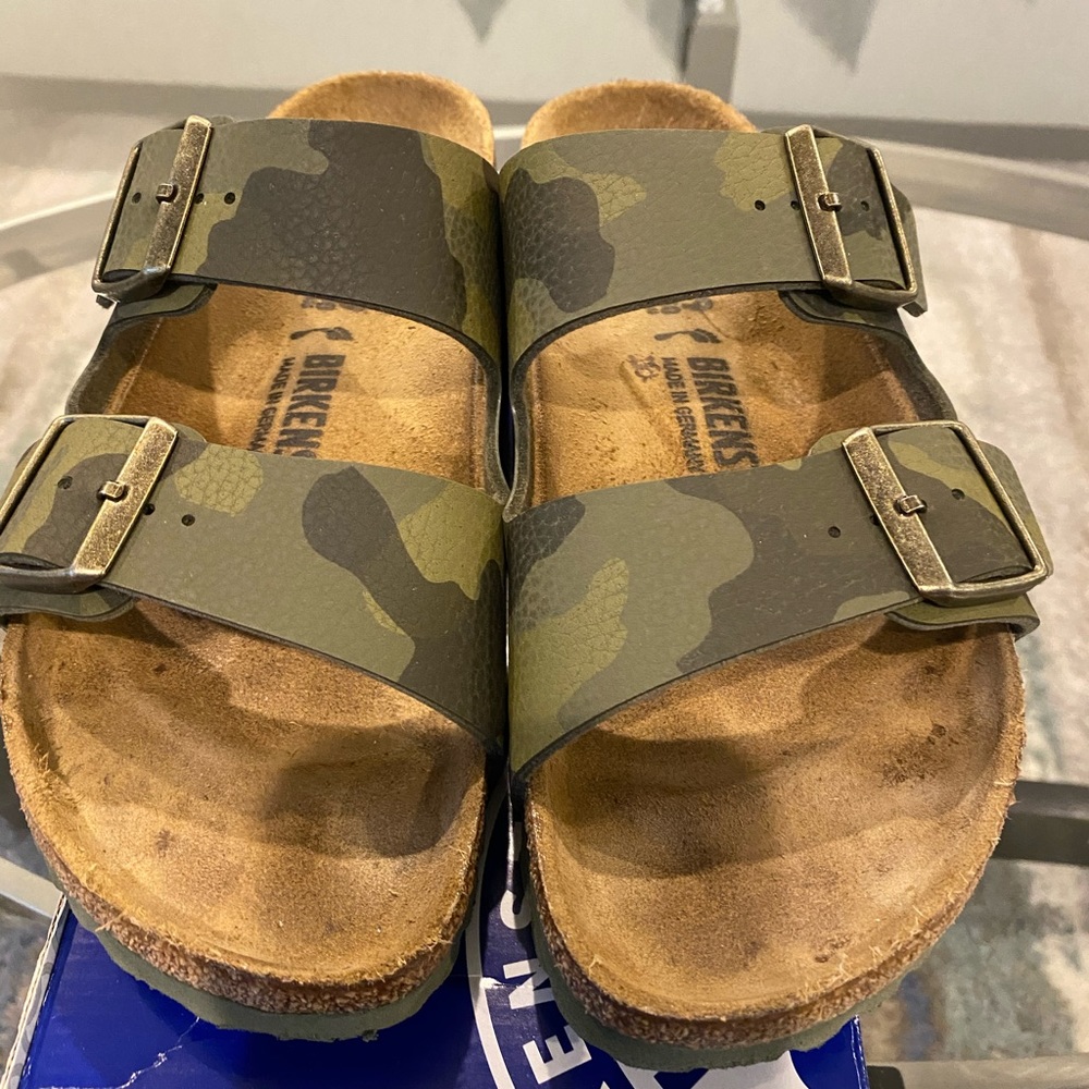 Birkenstock Arizona  Camo Green Size 39
